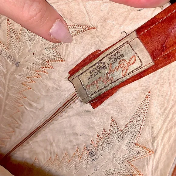 Larry Mahan Women's Vintage Authentic and Rare Cowboy Western Boots Sz 5.5 - Picture 9 of 13